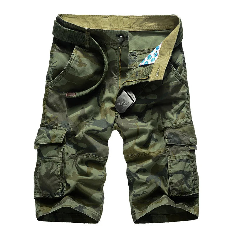 Camouflage Camo Cargo Shorts