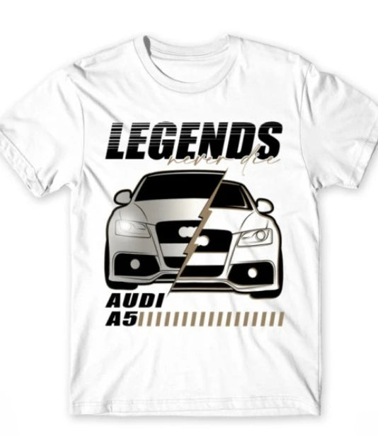 Audi Pirelli Monster Audi Sports Men's Cotton T-Shirt Streetwear Sports Casual Wear