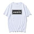 Hip Hop Streetwear Live'25 Oasis-s Band Tshirts Round Neck Cotton Unisex Tee-shirt Summer Casual Graphic Printing T-shirt Male