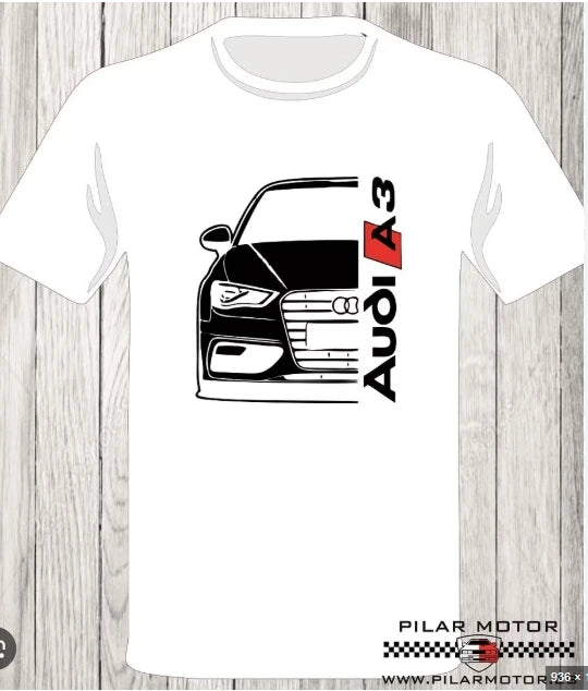 Audi Pirelli Monster Audi Sports Men's Cotton T-Shirt Streetwear Sports Casual Wear