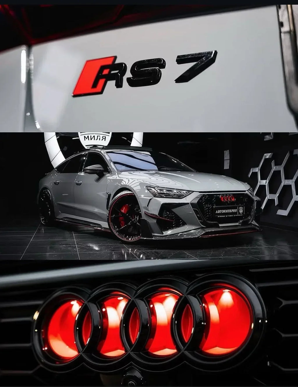 Audi Pirelli Monster Audi Sports Men's Cotton T-Shirt Streetwear Sports Casual Wear