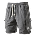 AIOPESON Pocket Shorts for Men 100% Cotton Casual Sport Short Pants Men Stretch Waist Quality Sweatshorts Summer Mens Shorts