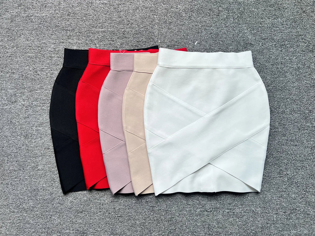 Mini Sexy Bodycon Women Bandage Dress Set Sleeveless Spaghetti Strap Celebrity Two Piece Sets Party Bandage Set Wholesale