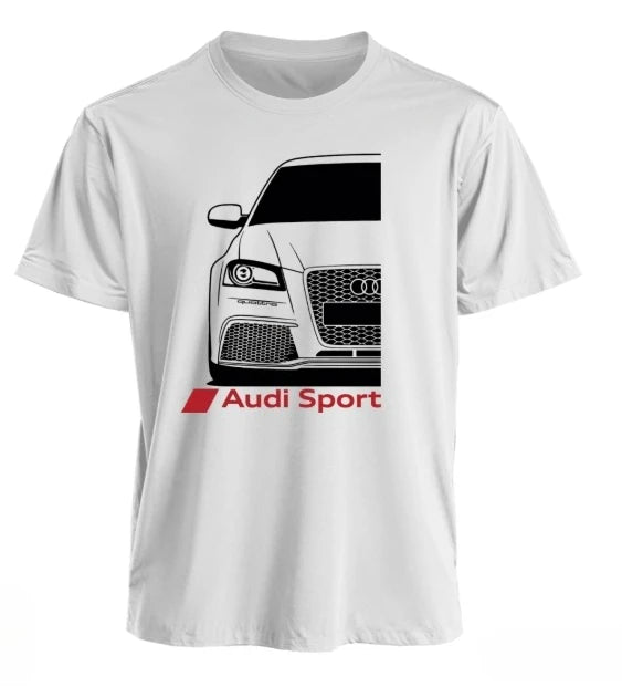 Audi Pirelli Monster Audi Sports Men's Cotton T-Shirt Streetwear Sports Casual Wear