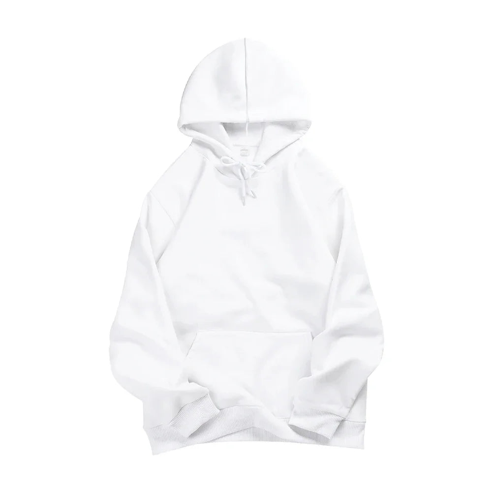 Winter Thicken Hoodies Fleece Warm Hoodie Men/Women Casual Solid Color Sweatshirts