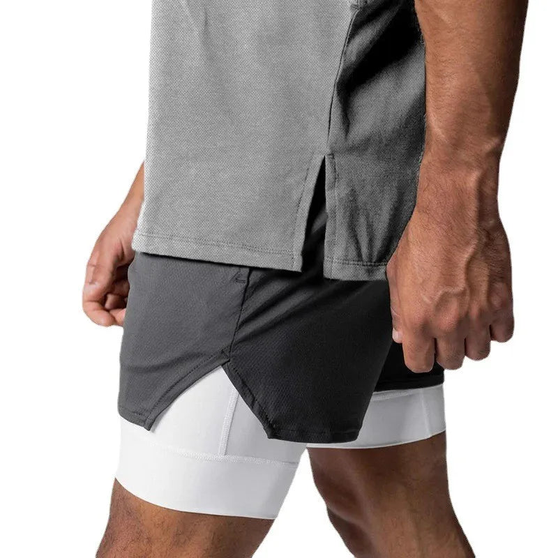 Cut Off Oversized Mesh Tank Top Men Gym Fitness Training Workout Quick Dry Bodybuilding Sleeveless Shirt Sports Fashion Clothing