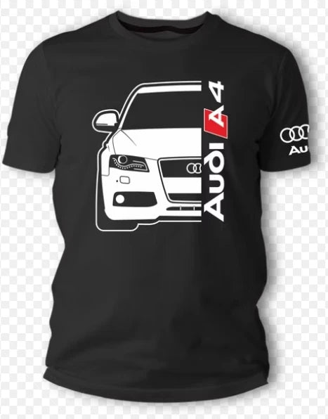 Audi Pirelli Monster Audi Sports Men's Cotton T-Shirt Streetwear Sports Casual Wear