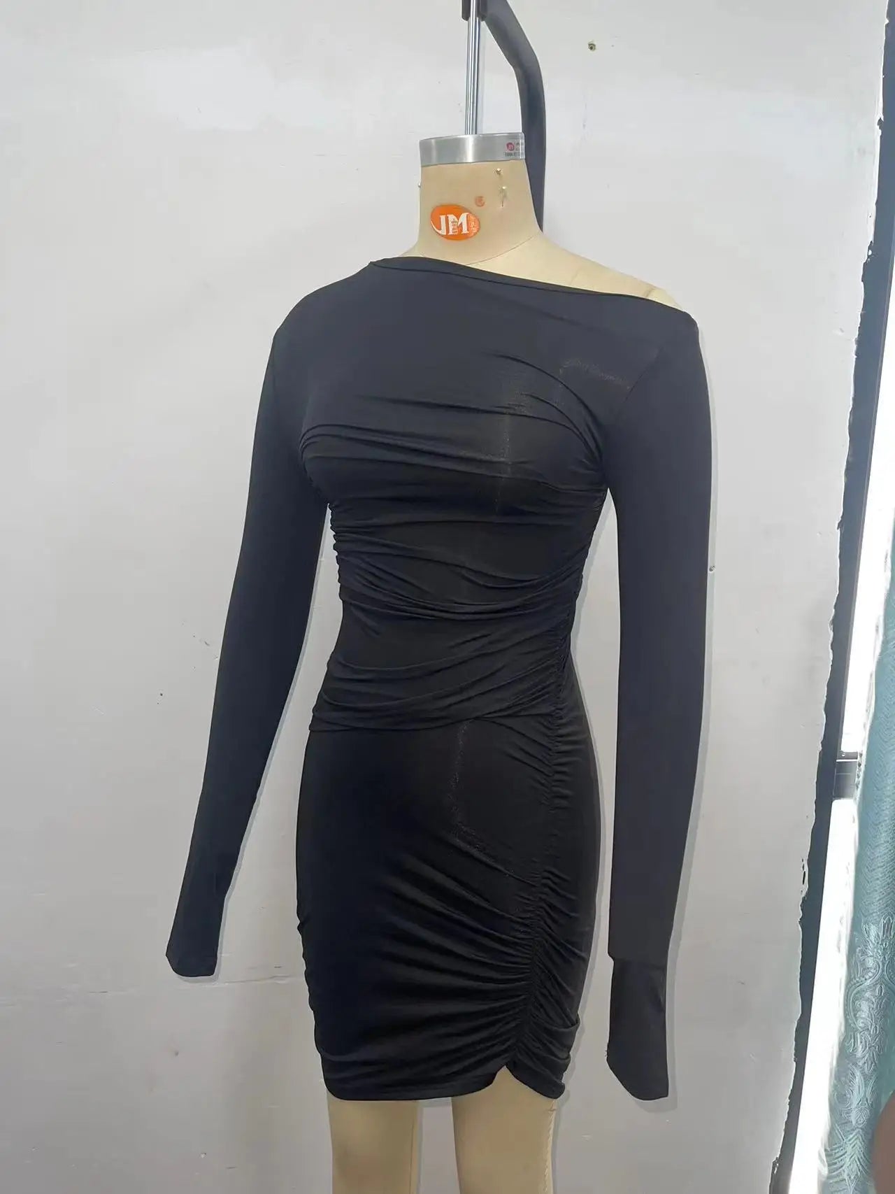 Elegant Slim Fit Long Sleeve Dress