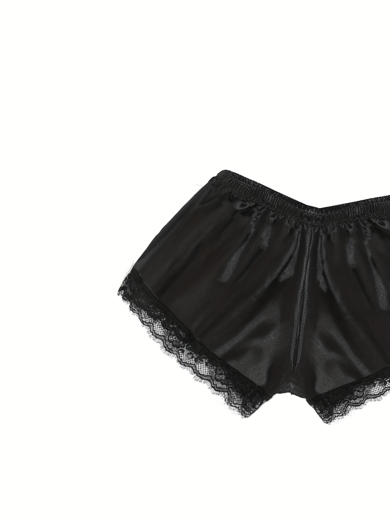 Three-Piece Elegant Solid Satin Lounge Set