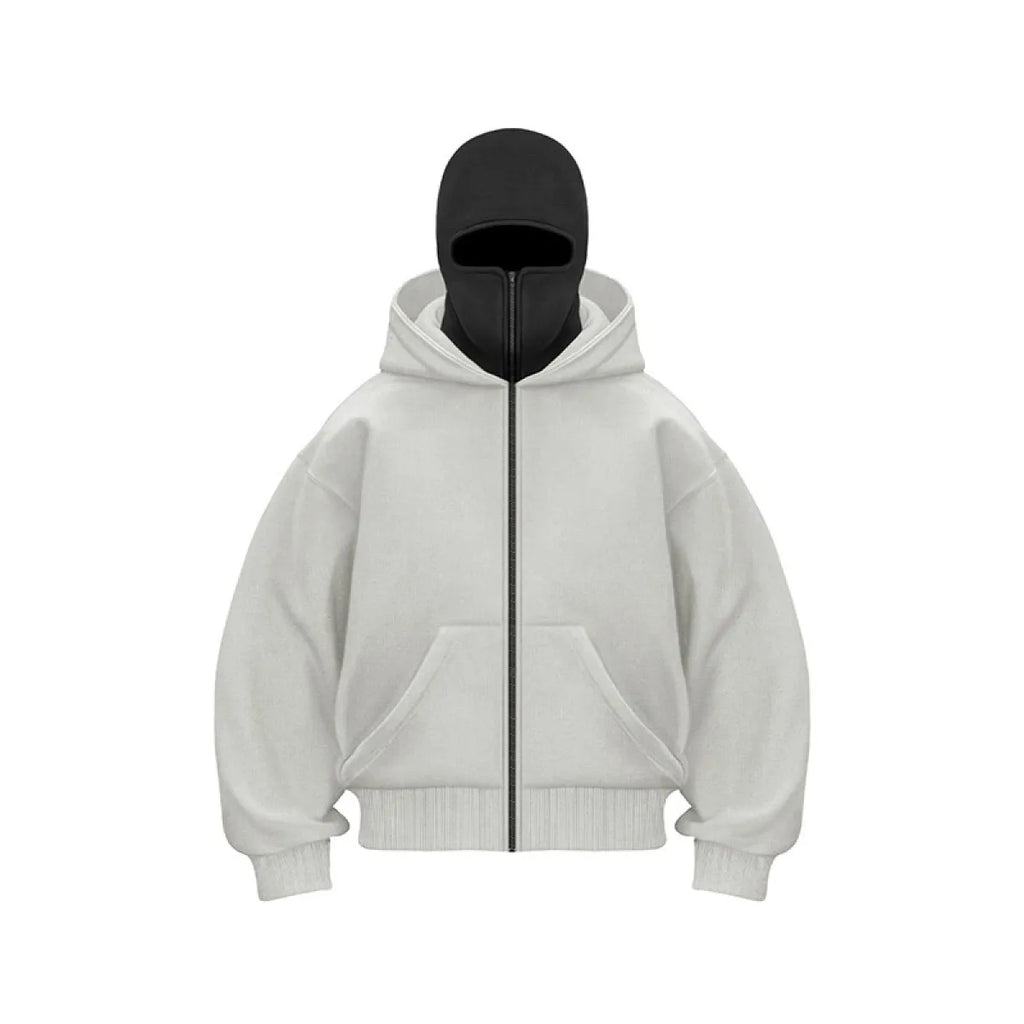 Fleece-lined Double Hooded Sweater